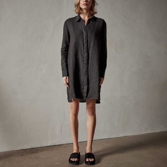 James Perse Dresses & Skirts - James Perse Lighweight Linen Shirt Dress